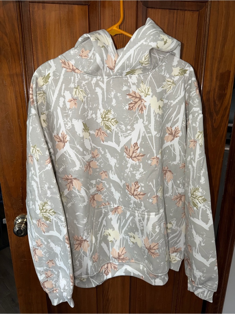 Camo hooded sweatshirt